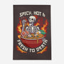 Spicy, Hot & Fresh to Death-none indoor rug-CoD Designs