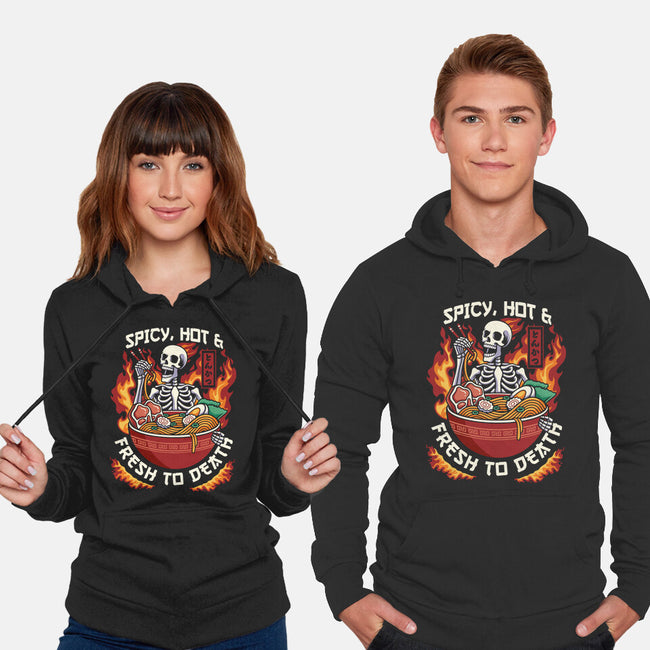 Spicy, Hot & Fresh to Death-unisex pullover sweatshirt-CoD Designs
