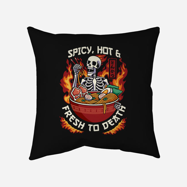 Spicy, Hot & Fresh to Death-none removable cover throw pillow-CoD Designs