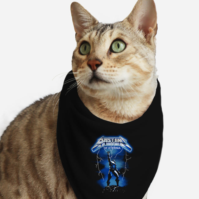 He-Metal-cat bandana pet collar-retrodivision