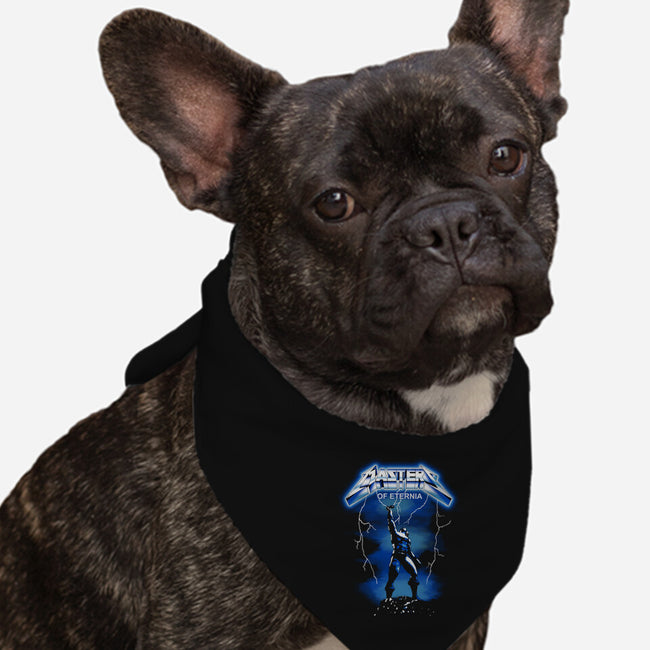 He-Metal-dog bandana pet collar-retrodivision