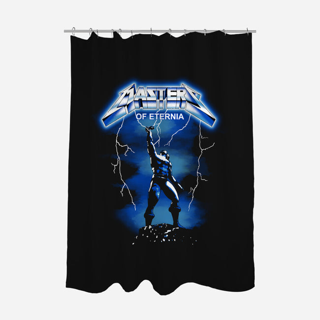 He-Metal-none polyester shower curtain-retrodivision