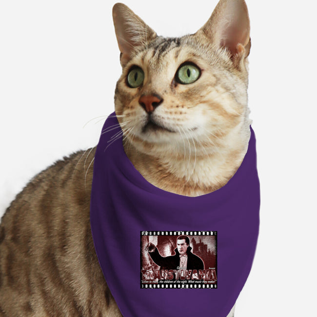 Come To Transylvania-cat bandana pet collar-goodidearyan