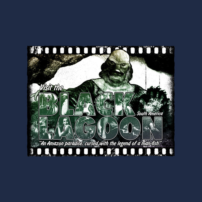 Visit The Black Lagoon-none polyester shower curtain-goodidearyan
