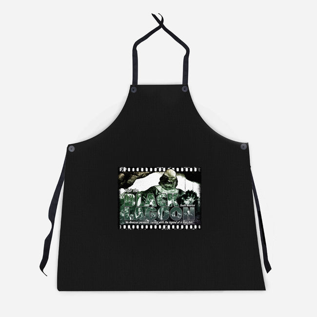 Visit The Black Lagoon-unisex kitchen apron-goodidearyan