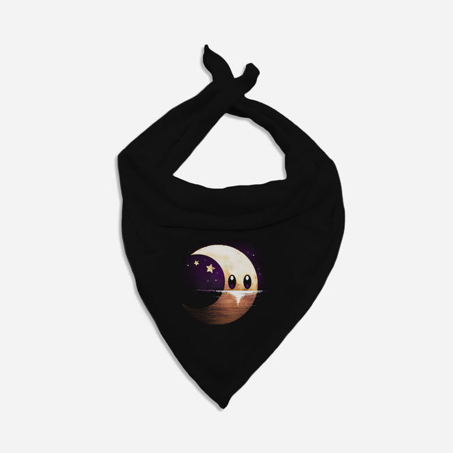 Magical Moon-cat bandana pet collar-Vallina84