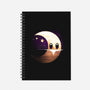 Magical Moon-none dot grid notebook-Vallina84
