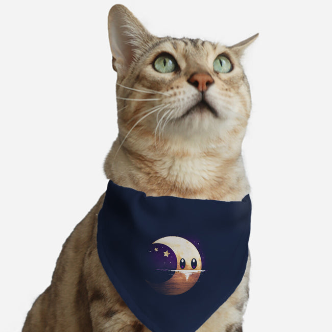 Magical Moon-cat adjustable pet collar-Vallina84