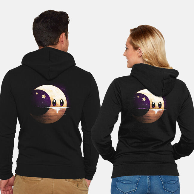 Magical Moon-unisex zip-up sweatshirt-Vallina84
