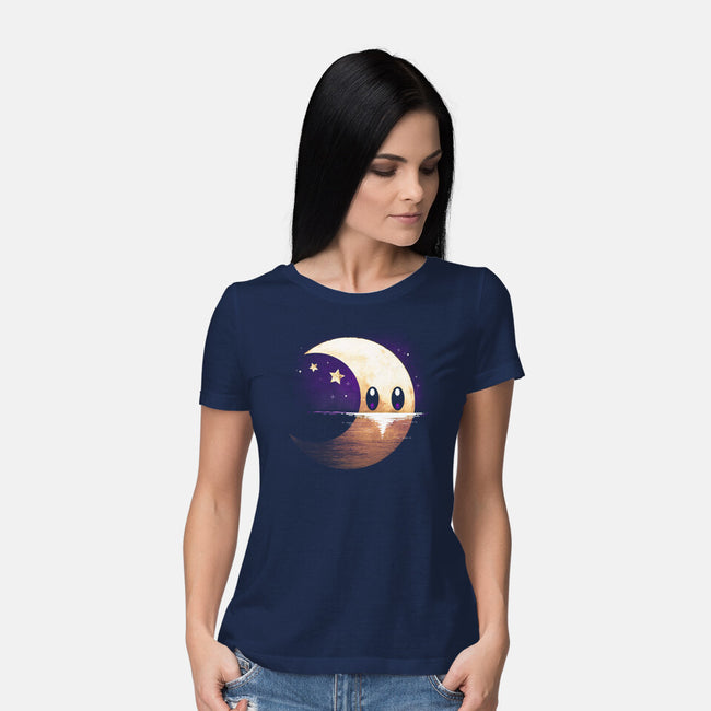 Magical Moon-womens basic tee-Vallina84
