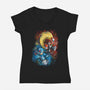 X And Z-womens v-neck tee-nickzzarto