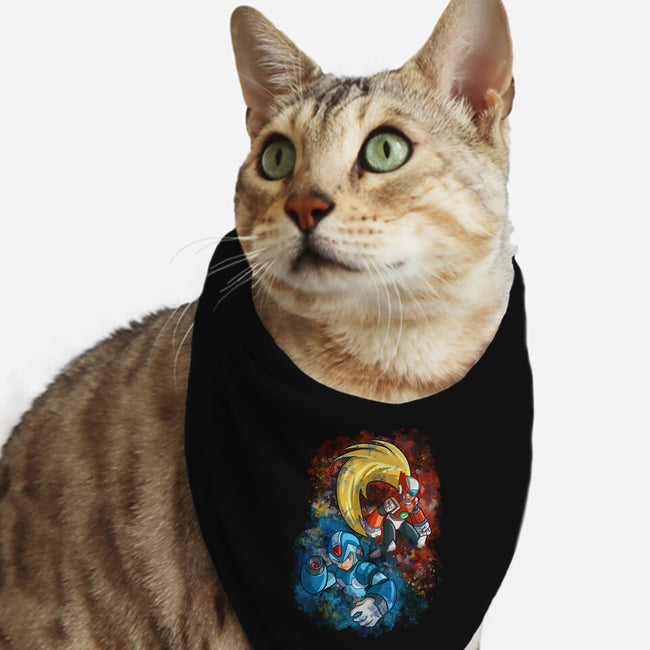 X And Z-cat bandana pet collar-nickzzarto