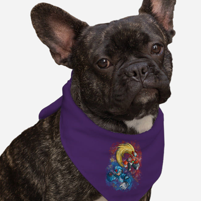 X And Z-dog bandana pet collar-nickzzarto