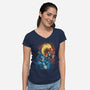 X And Z-womens v-neck tee-nickzzarto