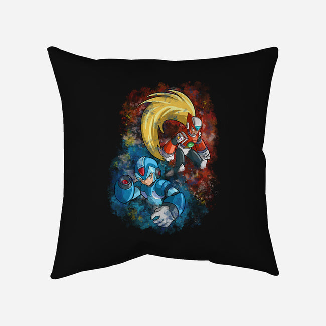 X And Z-none removable cover w insert throw pillow-nickzzarto