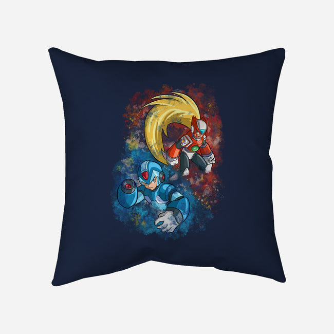 X And Z-none removable cover w insert throw pillow-nickzzarto