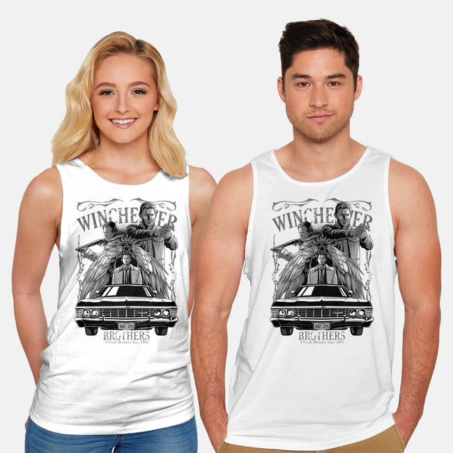 Hunt Between Brothers-unisex basic tank-Conjura Geek