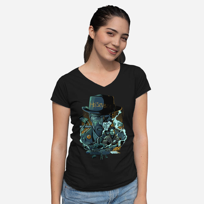 Master Cook-womens v-neck tee-Conjura Geek