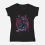 Morales-womens v-neck tee-Conjura Geek