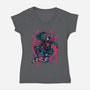 Morales-womens v-neck tee-Conjura Geek