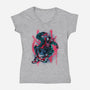 Morales-womens v-neck tee-Conjura Geek