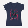 Morales-womens v-neck tee-Conjura Geek