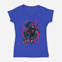 Morales-womens v-neck tee-Conjura Geek