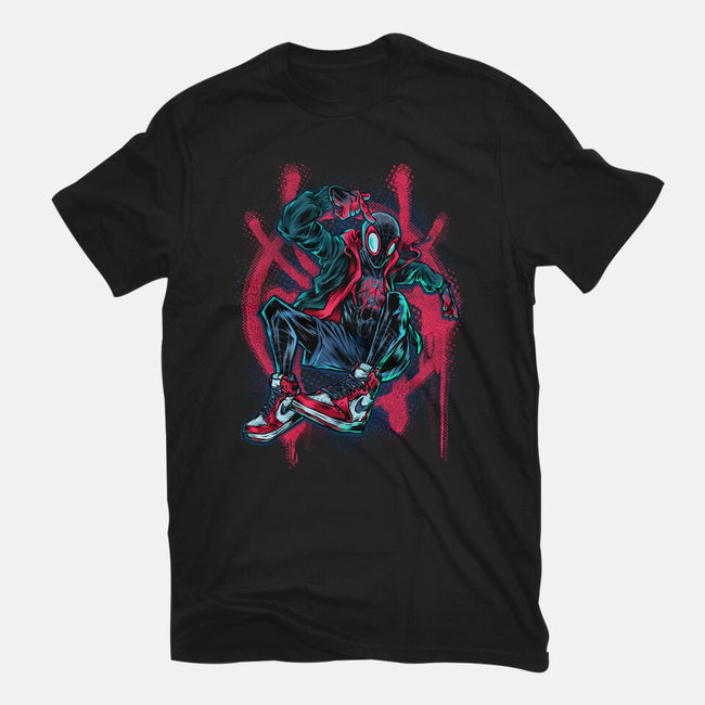 Morales-mens heavyweight tee-Conjura Geek