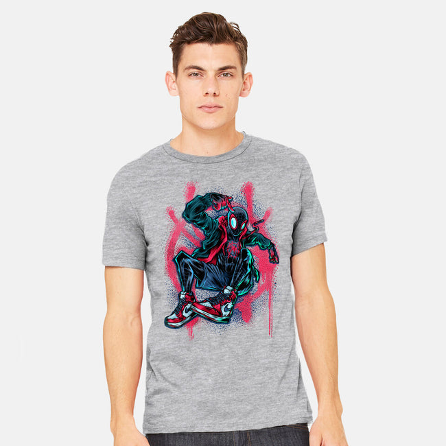Morales-mens heavyweight tee-Conjura Geek