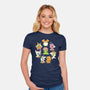 DigiFriends-womens fitted tee-Douglasstencil