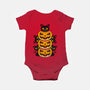 Cats And Pumpkins-baby basic onesie-Logozaste