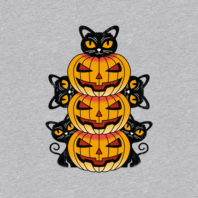 Cats And Pumpkins-unisex pullover sweatshirt-Logozaste