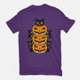 Cats And Pumpkins-womens basic tee-Logozaste