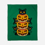 Cats And Pumpkins-none fleece blanket-Logozaste