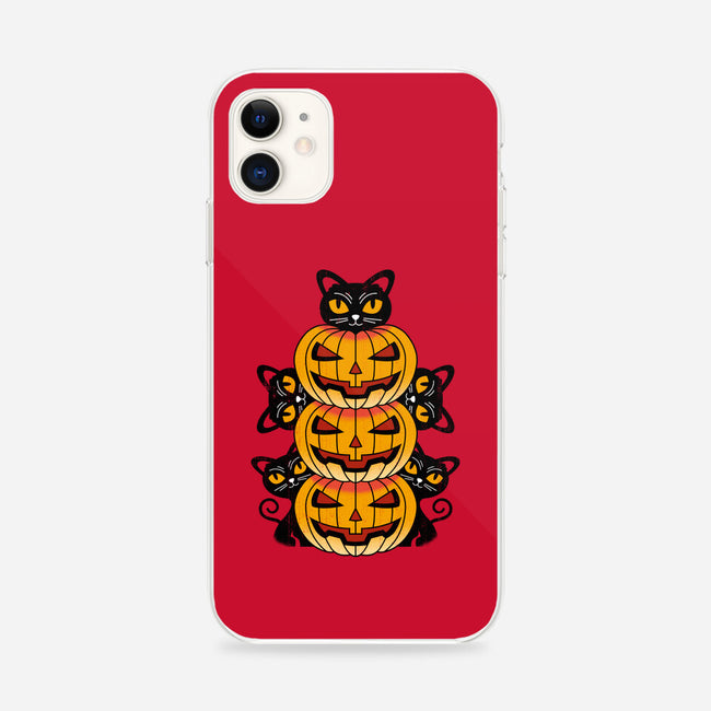 Cats And Pumpkins-iphone snap phone case-Logozaste