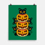 Cats And Pumpkins-none matte poster-Logozaste