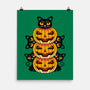 Cats And Pumpkins-none matte poster-Logozaste