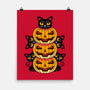 Cats And Pumpkins-none matte poster-Logozaste