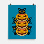 Cats And Pumpkins-none matte poster-Logozaste