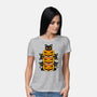 Cats And Pumpkins-womens basic tee-Logozaste