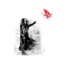 Crow Wall-none glossy sticker-zascanauta