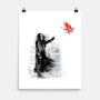 Crow Wall-none matte poster-zascanauta