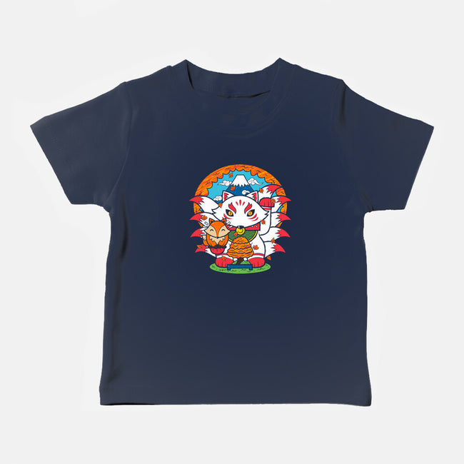 Fall Kitsune-baby basic tee-krisren28