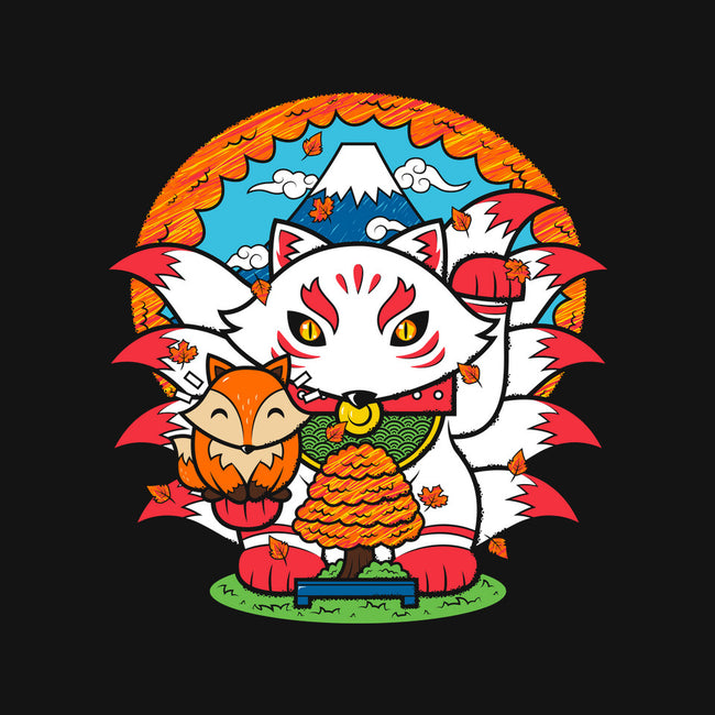 Fall Kitsune-unisex zip-up sweatshirt-krisren28