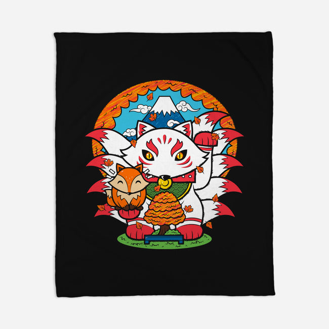 Fall Kitsune-none fleece blanket-krisren28