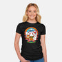 Fall Kitsune-womens fitted tee-krisren28