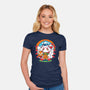 Fall Kitsune-womens fitted tee-krisren28