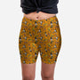 Peanuts Thanksgiving-womens all over print biker shorts-TeeFury