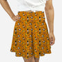 Peanuts Thanksgiving-womens all over print skater skirt-TeeFury