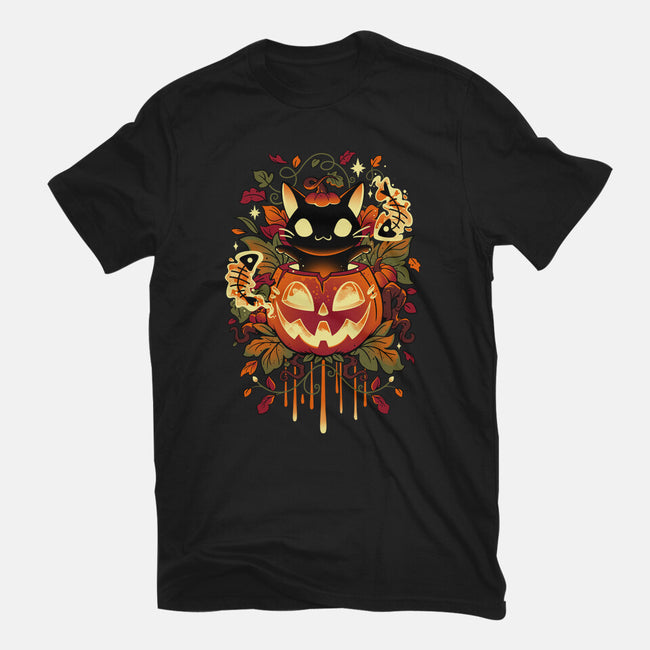 Autumn Tricks-womens basic tee-Snouleaf